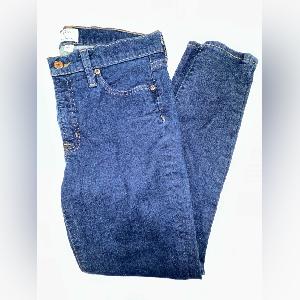 EUC J. CREW Toothpick women's jeans. Dark wash. Size 29.